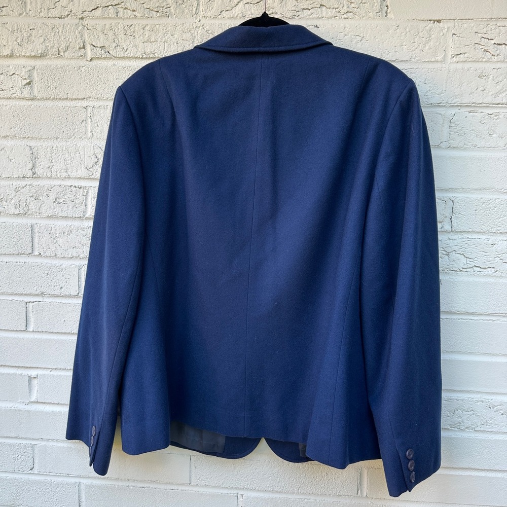 Pendleton Wool Blazer Jacket Womens Size 20w Blue… - image 2